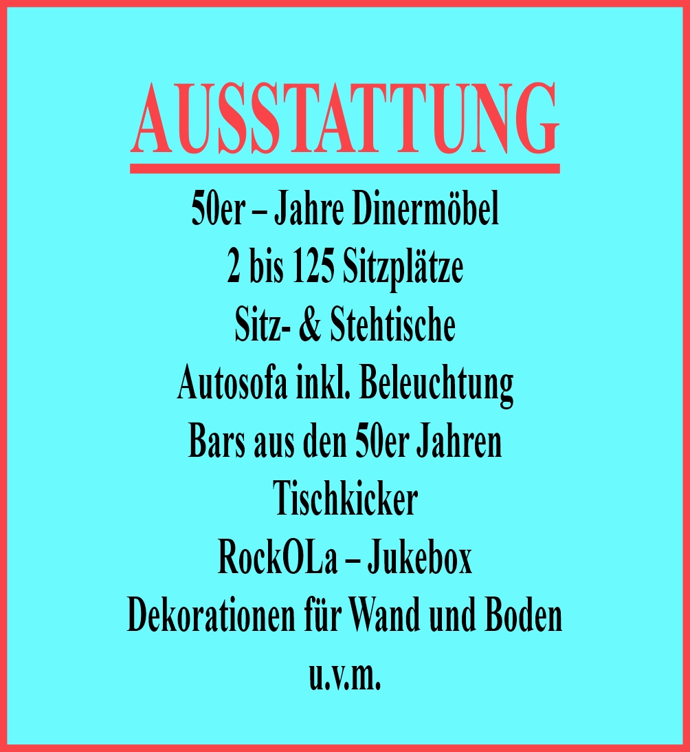 diner ausstattung
